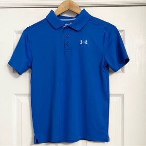 Under Armour Royal Blue Performance Boys Polo Large
